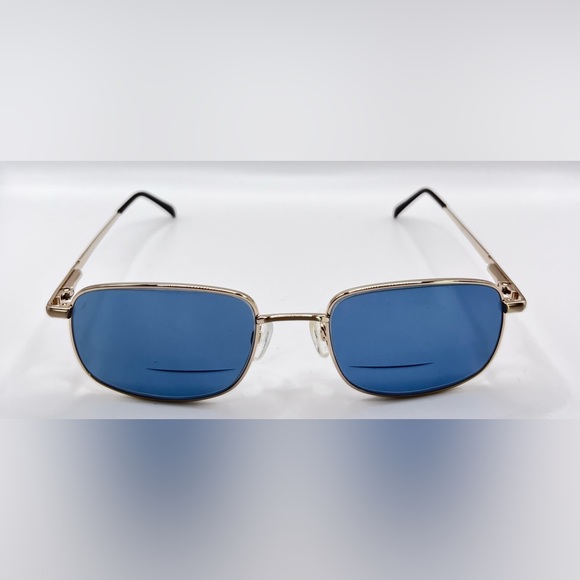 Vintage Pinnacle Montreaux Gold Rectangular Sunglasses Frames Only - Picture 3 of 8